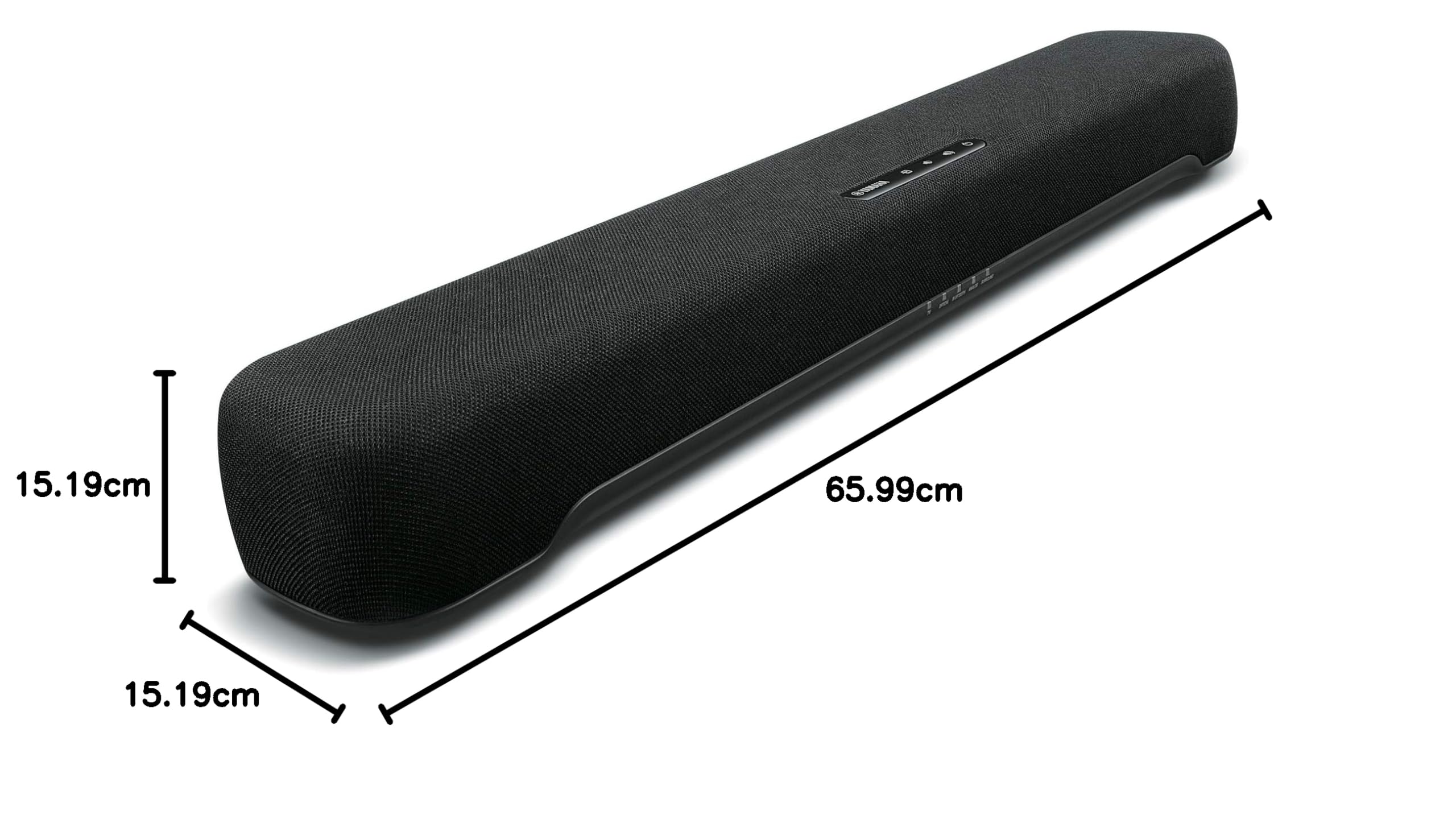 Yamaha SR-C20A Compact Sound Bar with Built-in Subwoofer and